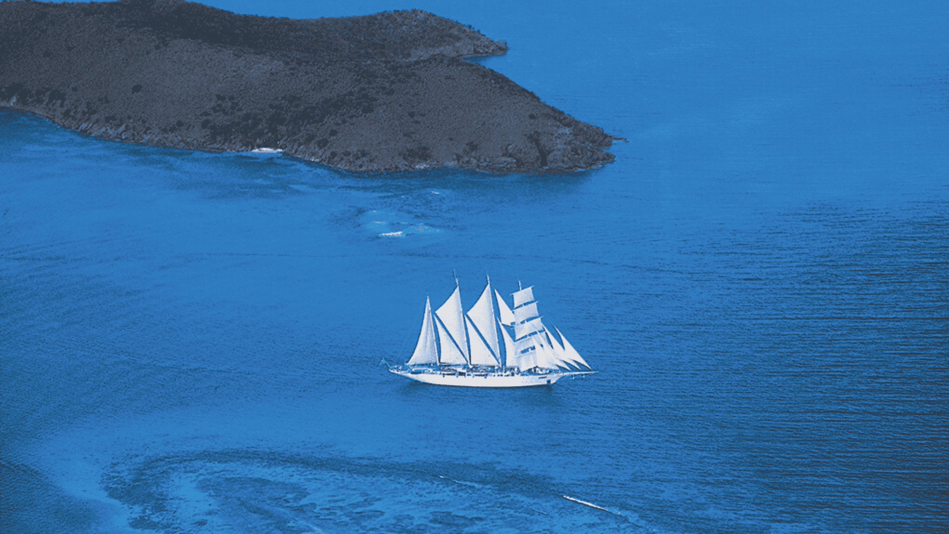 Small Ship Sailing - Star Clippers